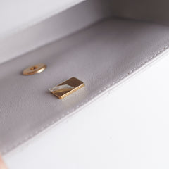 ITEM 28 - Chanel Mini Rectangular Grey Top Handle