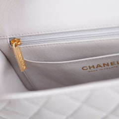 ITEM 28 - Chanel Mini Rectangular Grey Top Handle