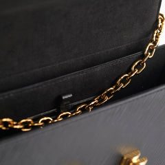 18/7- Louis Vuitton Twist MM Black Bag