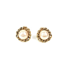 Chanel Vintage Pearl Earring Clasp