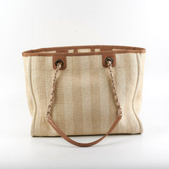 Chanel Deauville Small Beige Tote