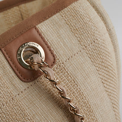 Chanel Deauville Small Beige Tote