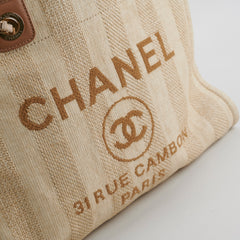 Chanel Deauville Small Beige Tote
