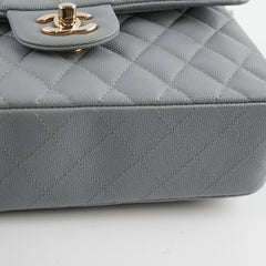 Chanel Classic Small Caviar Flap Grey 29 Series