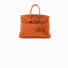 Hermes Birkin 35 Orange PHW - R Square