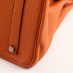 Hermes Birkin 35 Orange PHW - R Square