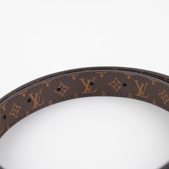 Louis Vuitton 20mm Reversible Logo Monogram 75cm Belt