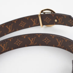 Louis Vuitton 20mm Reversible Logo Monogram 75cm Belt