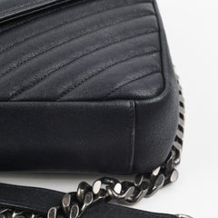 Saint Laurent Medium College Bag Black