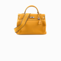 Hermes Kelly 35 Clemence Moutarde- P Square