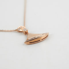 Bvlgari Diva Rose Gold Dream with Diamond Necklace