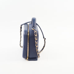 Chanel Filigree Vanity Navy Blue Caviar - Series 29