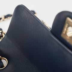 Chanel Mini Rectangular Navy