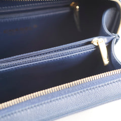 Chanel Filigree Vanity Navy Blue Caviar - Series 29