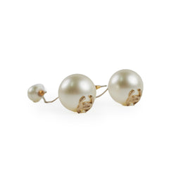 Chanel Pearl Drop Earrings Costume Jewellery