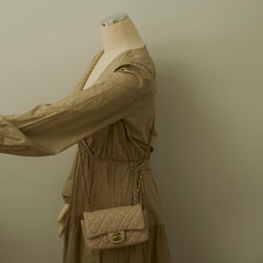 Chanel Lambskin New 2024 Extra Mini Nude - Microchip