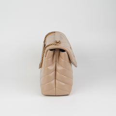 Saint Laurent Small Lou Lou Beige
