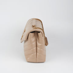 Saint Laurent Small Lou Lou Beige