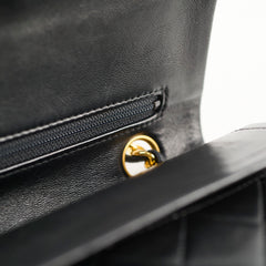 Chanel Vintage Classic Flap Small Lambskin Black - Series 1