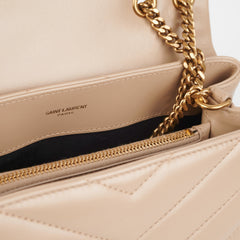 Saint Laurent Small Lou Lou Beige