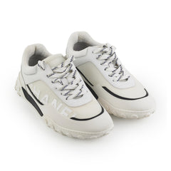 Chanel Calfskin Mesh Womens Logo Sneakers White - Size 38