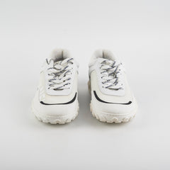 Chanel Calfskin Mesh Womens Logo Sneakers White - Size 38
