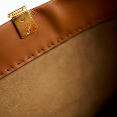 Fendi Sunshine Medium Shopping Tote Brown