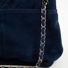 Chanel Blue Calfskin Tote