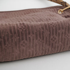 Louis Vuitton Monogram Suede Python Whisper Bag