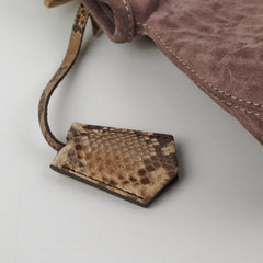 Louis Vuitton Monogram Suede Python Whisper Bag