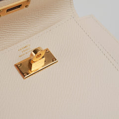Hermes Kelly Pocket Compact Wallet Nata