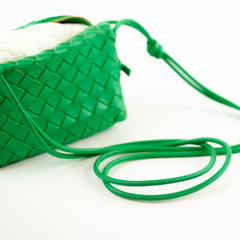 Bottega Veneta Mini Loop Green Crossbody