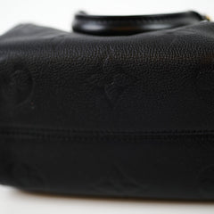 Louis Vuitton Speedy Bandoulière 20 Black Empreinte Leather