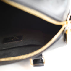 Louis Vuitton Speedy Bandoulière 20 Black Empreinte Leather