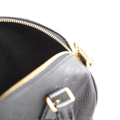 Louis Vuitton Speedy Bandoulière 20 Black Empreinte Leather