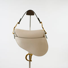 Christian Dior Saddle Mini Ivory
