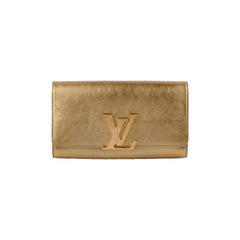 Louis Vuitton Louise Pochette Gold Clutch