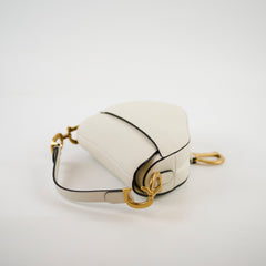 Christian Dior Saddle Mini Ivory