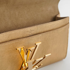 Louis Vuitton Louise Pochette Gold Clutch