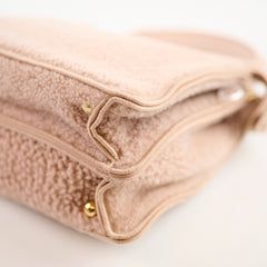 Fendi Peekaboo Shearling Medium Light Pink