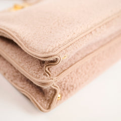 Fendi Peekaboo Shearling Medium Light Pink