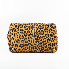 Prada Cavallino Leopard Brown Calf Hair Tote