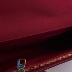 Louis Vuitton Louise MM Red Vernis Clutch