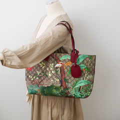 Gucci GG Supreme Tian Monogram Medium Tote