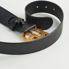 Gucci GG Marmont Wide Belt Black 80cm