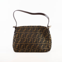 Fendi Canvas Mamma Baguette Shoulder