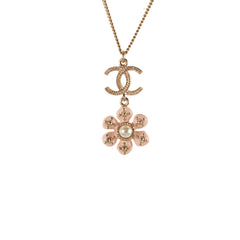 Chanel Drop Flower Necklace Costume Jewellery