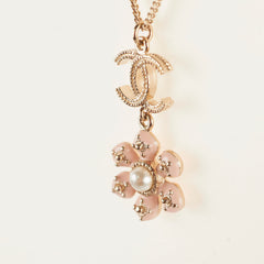 Chanel Drop Flower Necklace Costume Jewellery