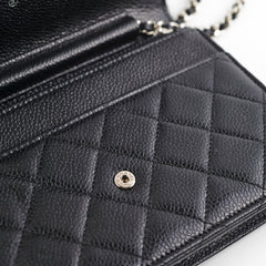 Chanel Wallet On Chain WOC Caviar Black Bag