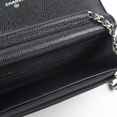 Chanel Wallet On Chain WOC Caviar Black Bag